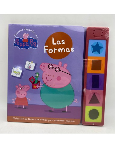 LIBRO CON SONIDO PEPPA PIG - LAS FORMAS