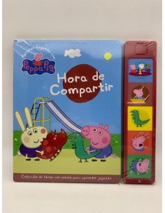 LIBRO CON SONIDO PEPPA PIG - HORA DE COMPARTIR