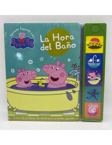 LIBRO CON SONIDO PEPPA PIG - LA HORA DEL BAÑO