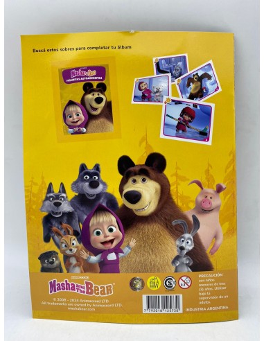 ALBUM DE FIGURITAS MASHA Y EL OSO