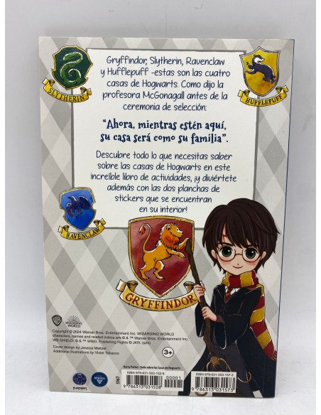 HARRY POTTER TODO SOBRE LAS CASAS DE HOGWARTS