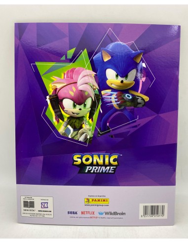ALBUM DE FIGURITAS SONIC PRIME
