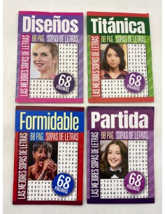 SOPA DE LETRAS DE 64 PAGINA (14X20CM) - SURTIDAS