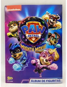 ALBUM DE FIGURITAS DE PAW PATROL - THE MIGHTY MOVIE