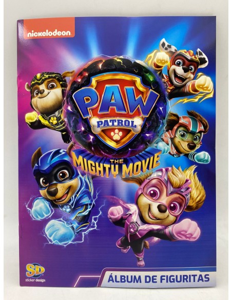 ALBUM DE FIGURITAS DE PAW PATROL - THE MIGHTY MOVIE
