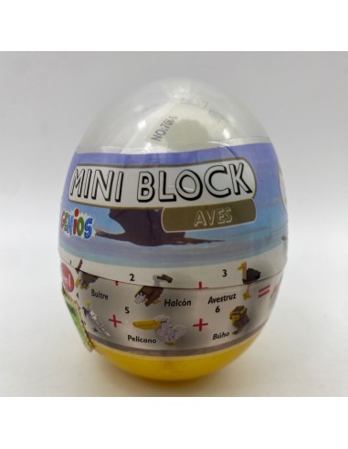 HUEVOS CON BLOQUES DE CONTRUCCION - GENIOS
