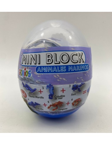 HUEVOS CON BLOQUES DE CONTRUCCION - GENIOS