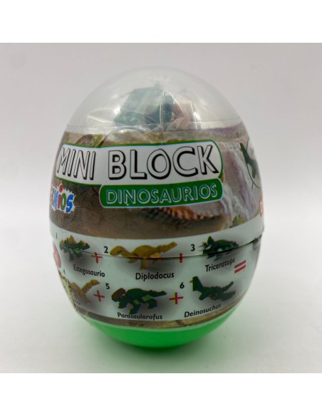 HUEVOS CON BLOQUES DE CONTRUCCION - GENIOS