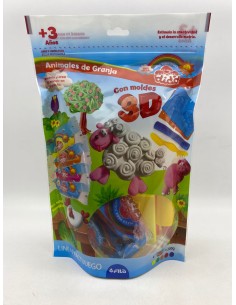 BOLSA DIDO SET MASAS 3D - ANIMALES DE LA GRANJA