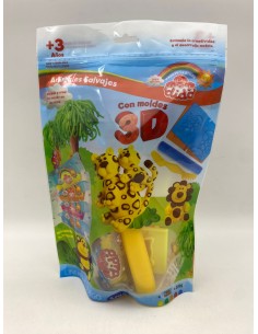 BOLSA DIDO SET MASAS 3D - ANIMALES SALVAJES