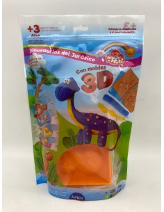 BOLSA DIDO SET MASAS 3D - DINOSAURIOS DEL JURASICO