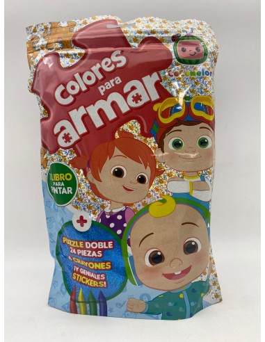 FLOW PACK COLORES PARA ARMAR - COCOMELON