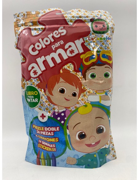 FLOW PACK COLORES PARA ARMAR - COCOMELON