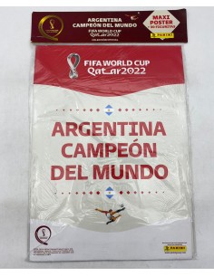 POSTER ARGENTINA CAMPEON MUNDIAL 2022