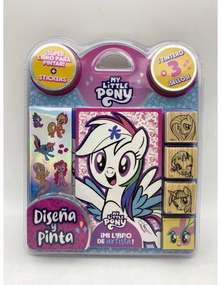 BLISTER SELLOS DISEÑA Y PINTA - MY LITTLE PONY