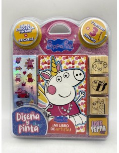BLISTER SELLOS DISEÑA Y PINTA - PEPPA PIG