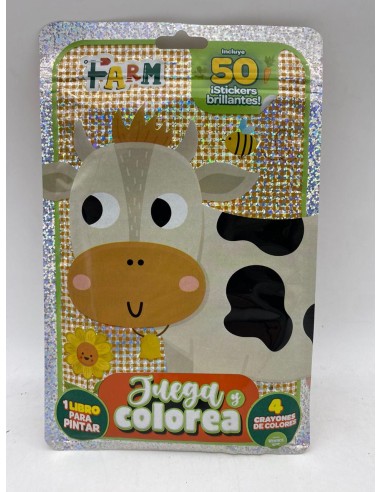 FLOW PACK JUEGA Y COLOREA - ANIMALES DE LA GRANJA