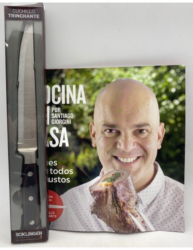 CUCHILLOS SOKLINGEN - MANGO DE MADERA TRINCHANTE