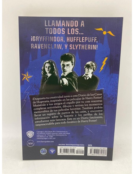 HARRY POTTER DIARIO DE HOGWARTS - MAGIA CREATIVA