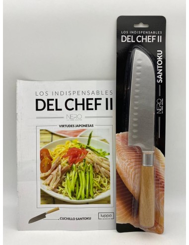 INDIPENSABLES DEL CHEF II - CUCHILLO SANTOKU